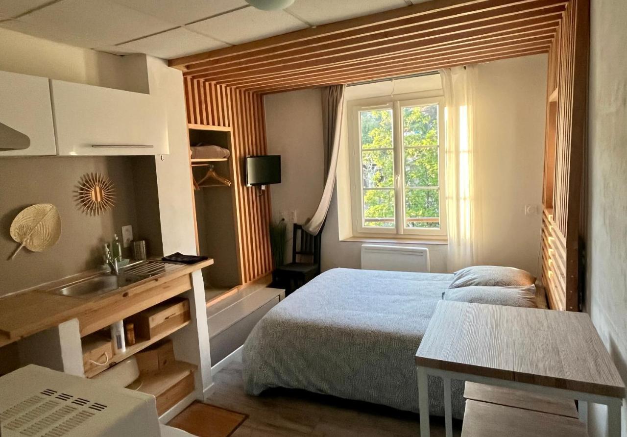 Les Glycines, Charmant Studio Au Calme Dans Batisse De Maitre Proche Du Centre Ville Parking Gratuit Динь-ле-Бен Экстерьер фото